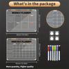 Clear Magnetic Acrylic Weekly Planner Erasable Fridge Message Board