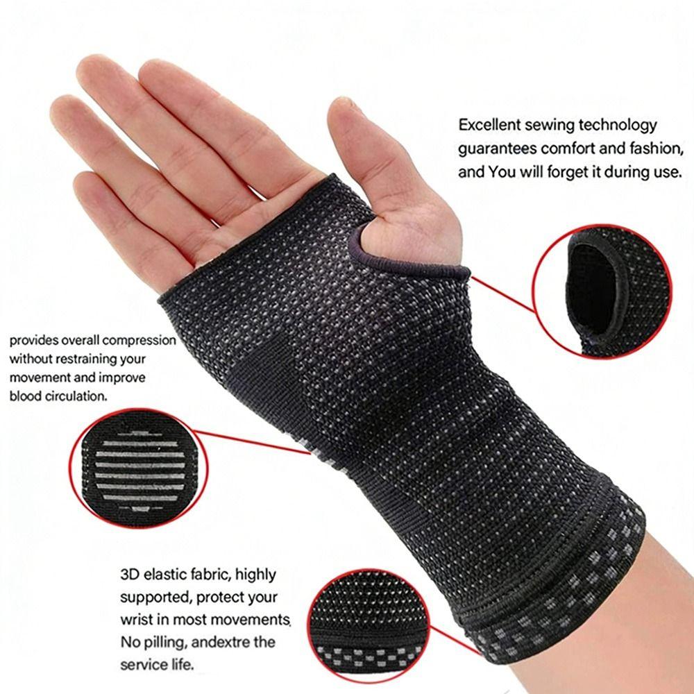 Elastic Wrist Compression Glove Sports Wristband  Relieving Carpal Tunnel Syndrome and Wrist Pain