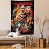 VIKAMA Gory Art Wandteppich Thema Dekorative Malerei Wohnzimmer Wandteppich Horror Thema Schlafzimmer Dekoration Halloween Geschenk