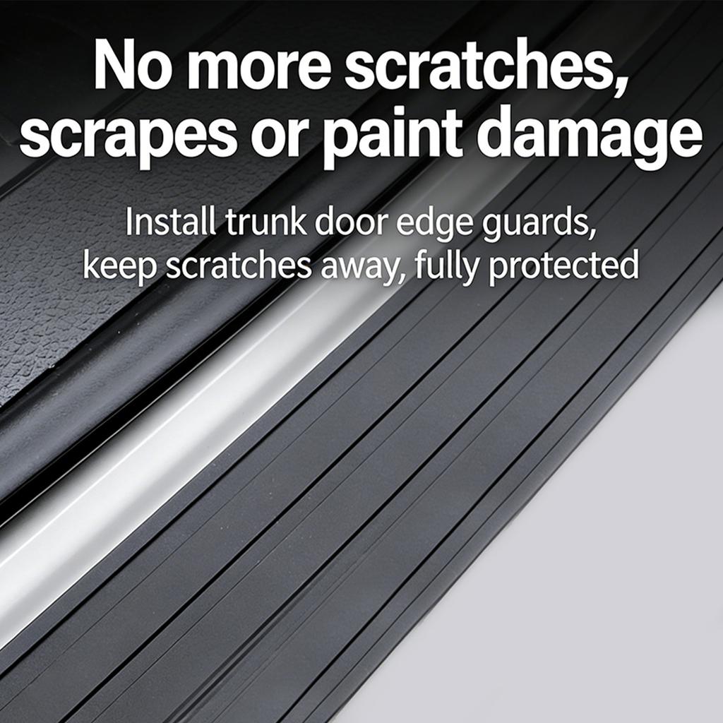 Quick Install Rubber Bumper Protectors for Various Car Models Scratch Resistant Anti-Collision Strips Universal