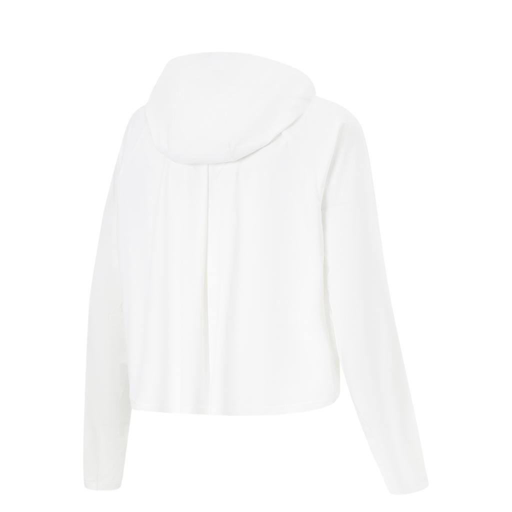 Li Ning Womens Fitness Series UV Protection Lightweight Breathable Solid Color Loose Hoodie Women Hoodies White AWDU476-10