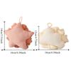 2Pcs Non-loose Back Massage Foam Net Super Soft Bath Flower Ball Cloud Scrub Towel  Student