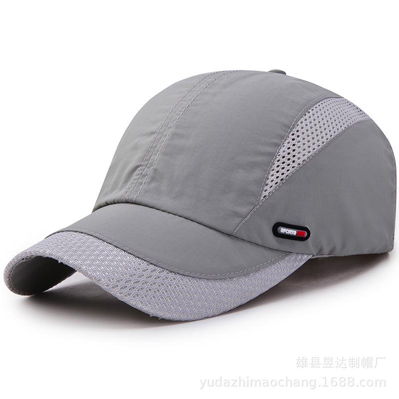 Spring Summer Quick Drying Sports Cap Golf Fishing Hat Summer Outdoor Sun Hat Adjustable Unisex Baseball Cap For Womens Men