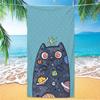 Microfiber Green Floral Sand Free Beach Towels Quick-Dry Palm Leaves Mandala Summer Swimming Pool Bath Towel for Adult Travel