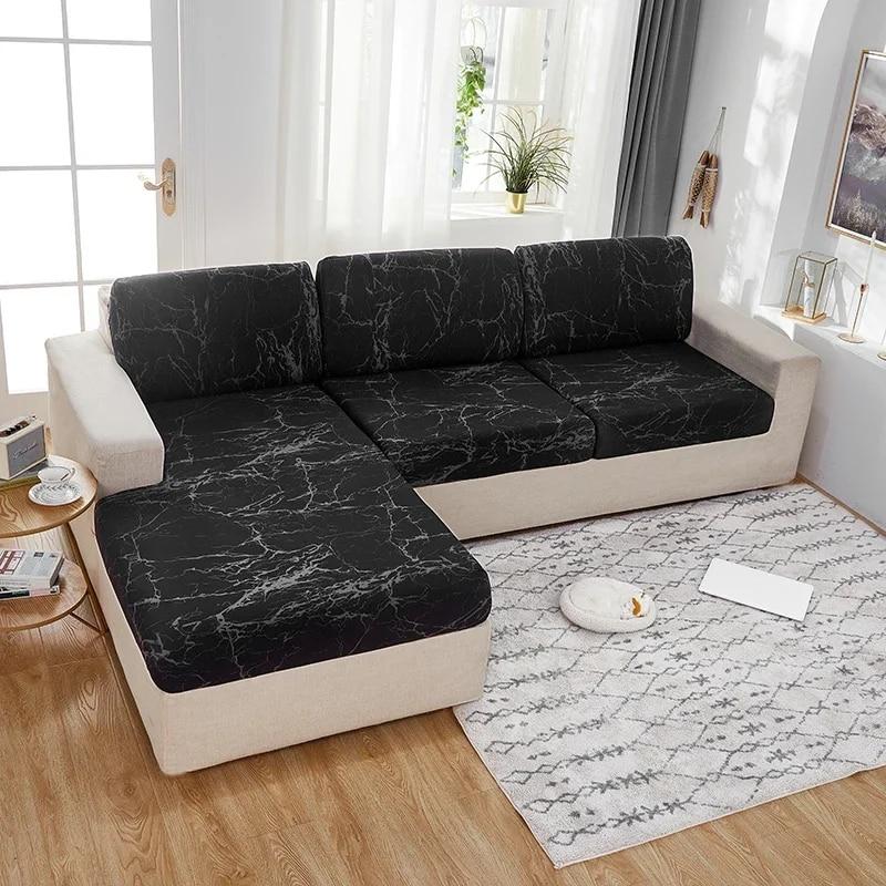 1PC Elastic Seat Cushion Cover Chair Cover Stretch Sofa Cover For Living Room Sofa Slipcover Protector Washable Removable