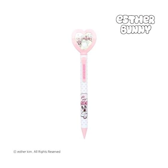Epoch Chemical Ester Bunny Rocket Mechanical Pencil, Heart, 0.5mm, Ribbon Bunny, 1277-0720. Create Your Own Original Pen by Inserting Your Favorite