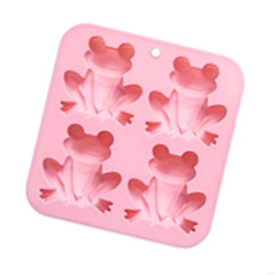 4 Cavities Animal Silicone Molds for Epoxy Resin Handmade Soap Home Decoration Cement Figurines