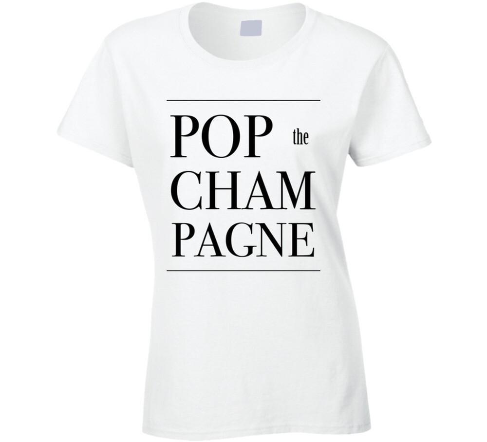 

открой шампанское белая футболка L