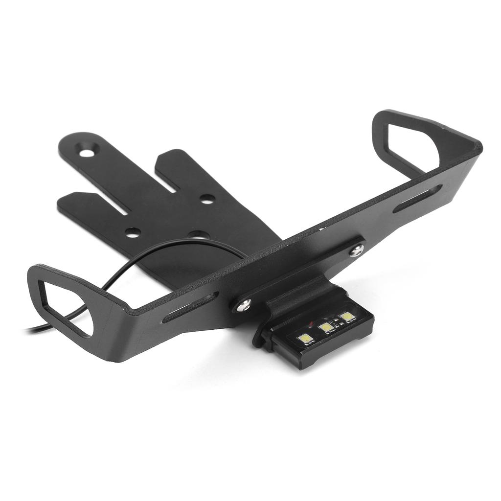 Motorcycle License Plate Mount Holder with LED Light Fit for Kawaski ER‑6N F 2012‑2015