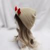 1PC Warm Stretchy Devil Playful Hat Cold-Resistant Beanie Winter-Ready Knitted Trendy Horn Soft-Knitted