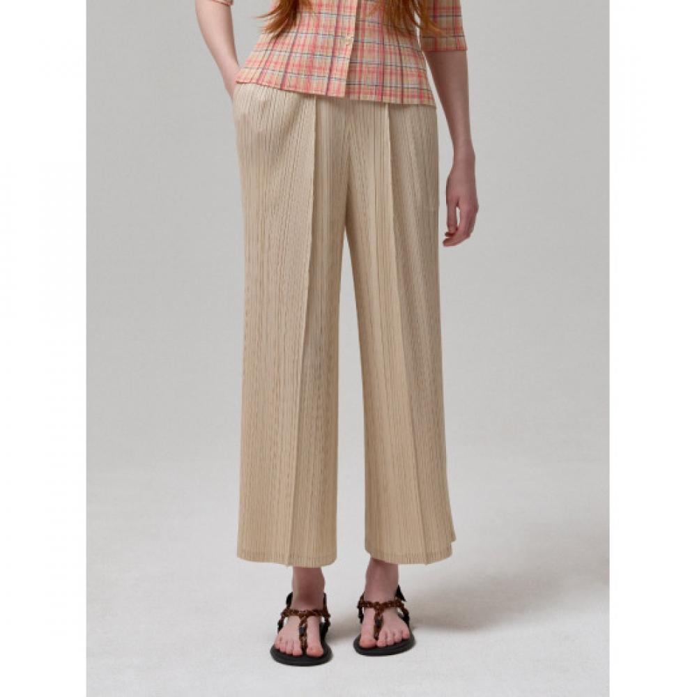Lapli Center Pleat Wide Leg Pants Lpptm126012
