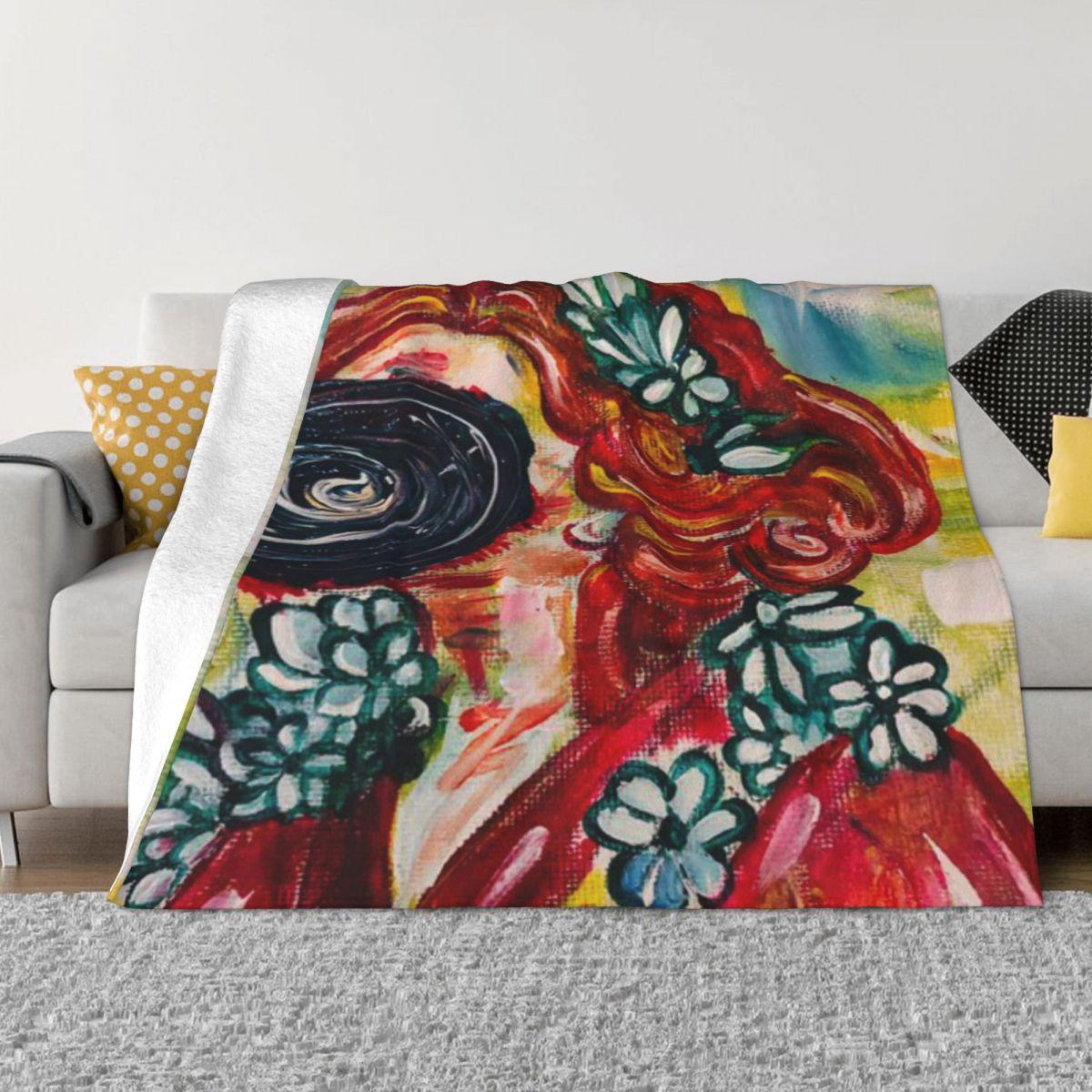 

Flower Gal Personalized Gift An Ultra-Soft Micro Fleece Blanket 50x60in