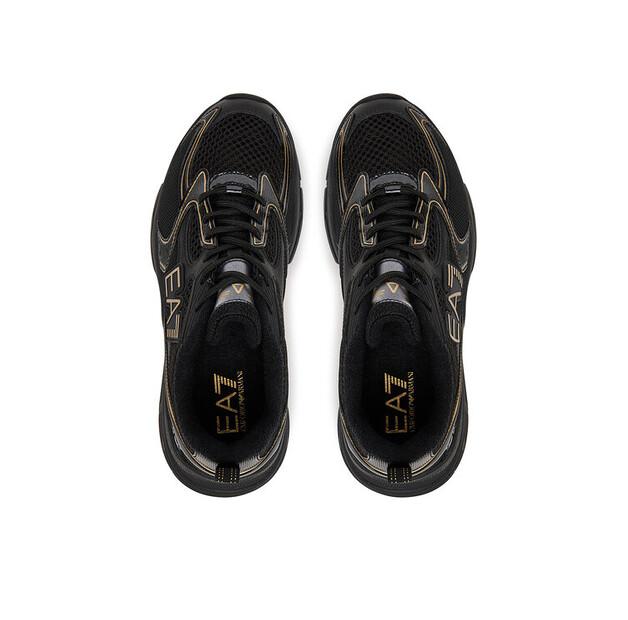 Мужские кроссовки EA7 Emporio Armani X8x249 xk446 u106 чёрные