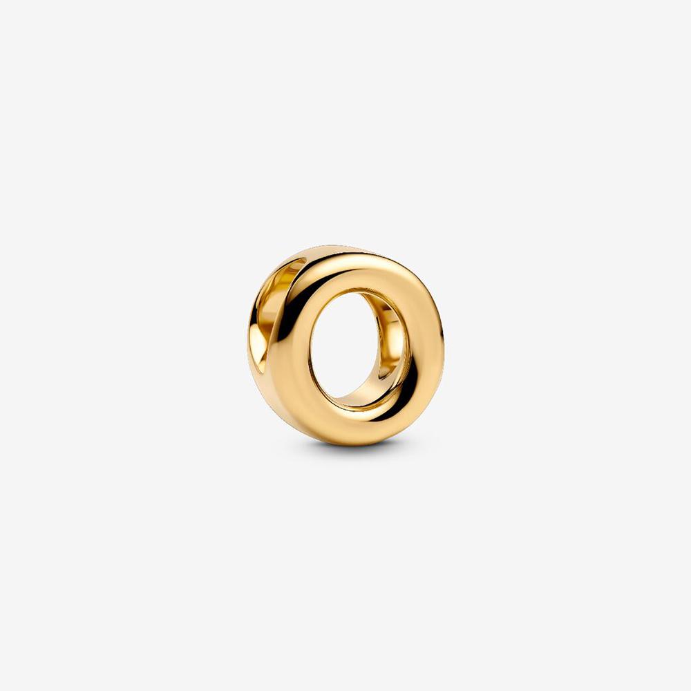 Brand New 26 Letters Ideal Designed For Authentic Original Beaded Bracelet High Quality Fine Jewelry Women's Copper Metal Pendant Bead Component Bead