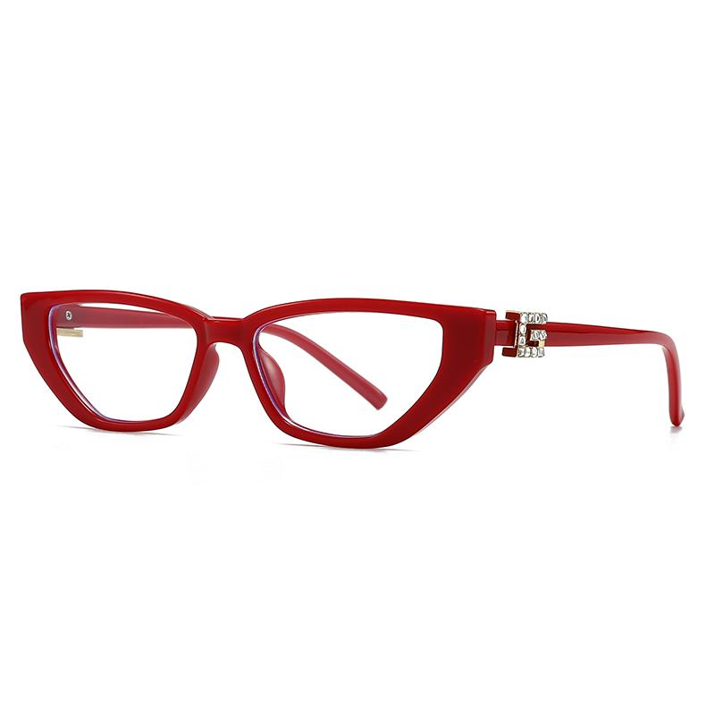 Cross-Border Narrow Model Cat-Eye Sunglasses for Men and Women Trendy Street Style Lh275