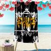 RBD Band Print Beach Towel, Large Soft Quick Dry Towel for Beach Camping Swimming