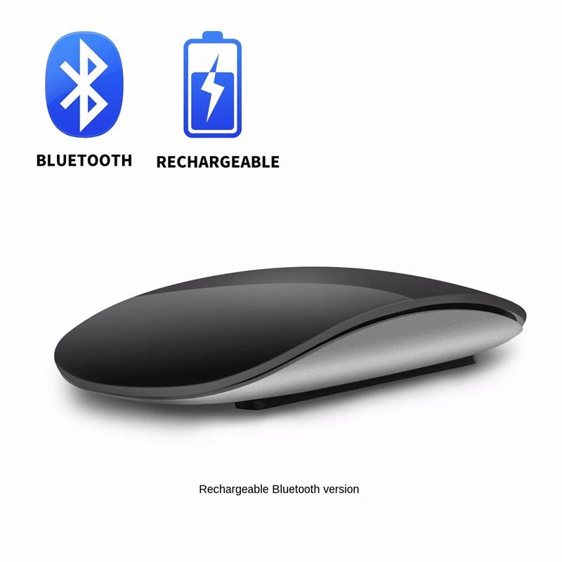 Wireless Design Ultra-Thin Magic Mouse Bluetooth 5.0 Wireless Mouse Silent Multi Arc Touch Mice For Laptop Ipad Mac PC Macbook