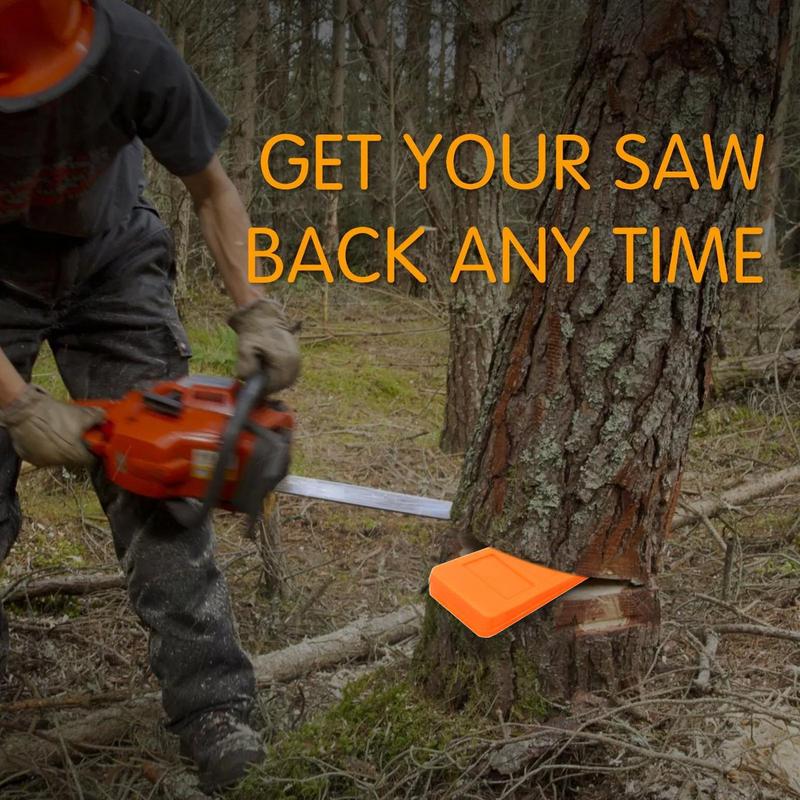 Tree Wedges For Tree Cutting 6-inch Security Portable Chainsaw Wedges Logging Tools Equipment Guide Trees Safely To Ground