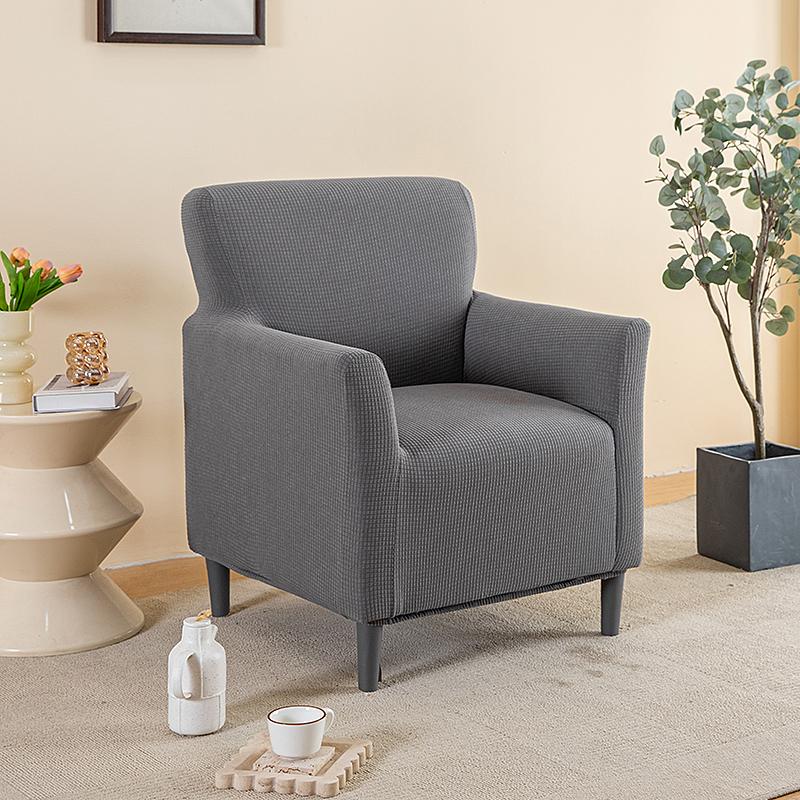 

Stretch Arm Chair Slipcover.club Chair Furniture Protector, Soft Anti-Slip, High Stretch solid thick club chair cover