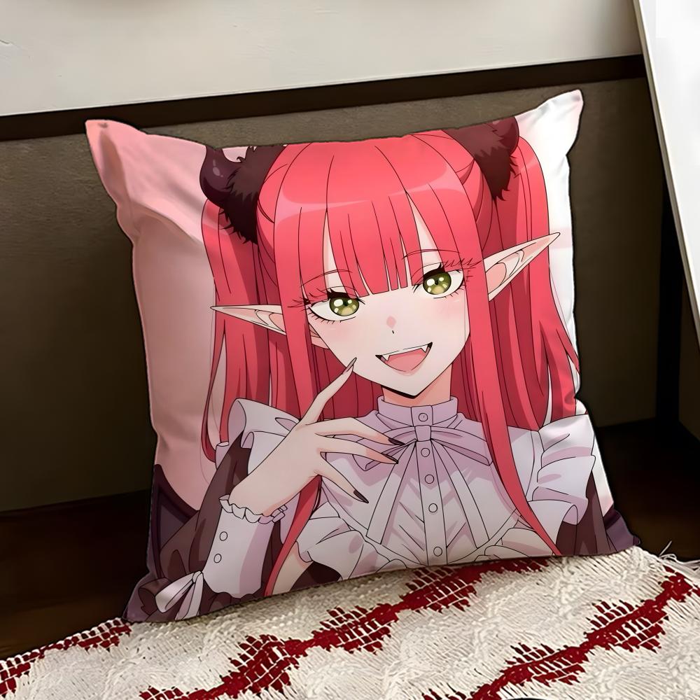 Anime DDressUp DDarling Cushion Cover Reversible Soft Durable Pillow Cover Home  Car MultiScene Use for Daily Comfort