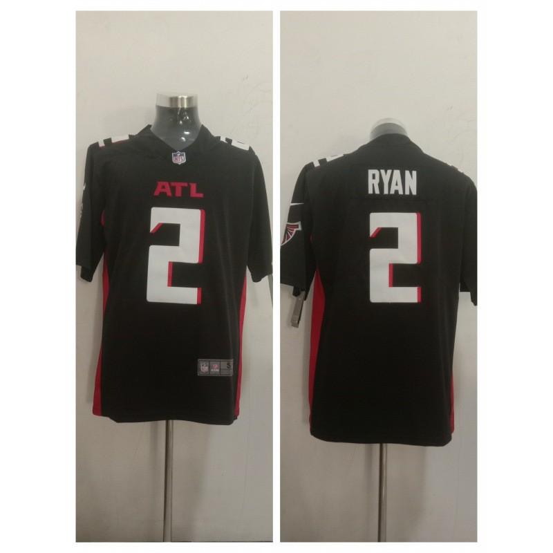 Mens NFL Atlanta Falcons Short Sleeve Baseball Tee Embroidered Team Jersey Sportswear Cotton Fan Apparel