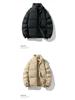 JSEN Trendy Cotton Stand Collar Down Jacket for Men & Women - 2025 Winter Warm Casual Couple Jacket.