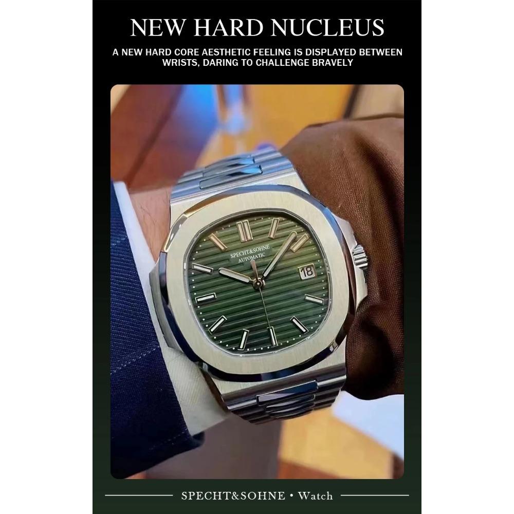Specht & Söhne Mechanické náramkové hodinky pro muže 5711 Hodinky Miyota 8215 Sportovní hodinky Relogio Masculino
