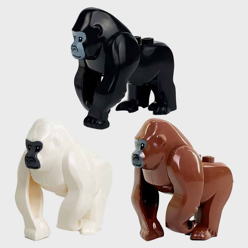 MOC Medieval Castle Orc Soldiers Figures Wolf Chariot Mount Knights King Warrior Elephant Goat Building Blocks Bricks Toys Gifts