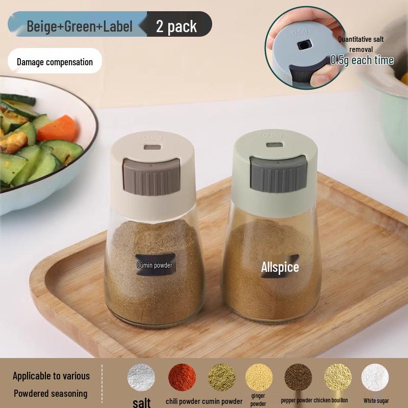 Kořenka na koření s kontrolou soli: Kuchyňský odměrný šejkr