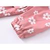 Autumn Girls Jacket Floral Fashion Windbreaker Coat Hooded Zipper Girls Outerwear Gifts Kids Clothes