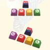 5Pcs Keycaps Comfortable Non-fading Indeformable Replacement Wear-resistant Ergonomic PBT Gaming Keyboard Key Cap