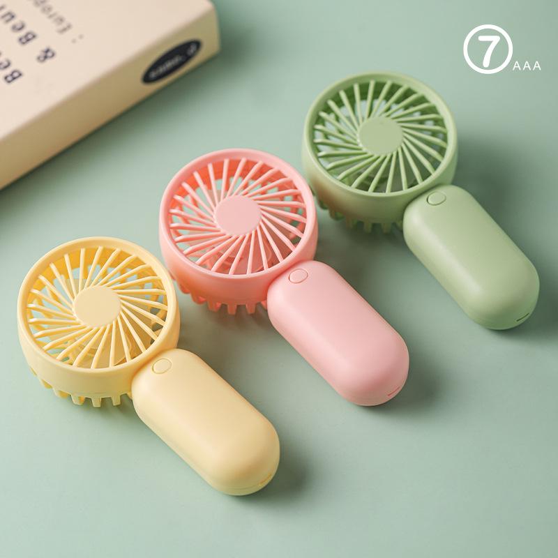 Mini Rechargeable Handheld & Desktop USB Fan – Portable & Compact