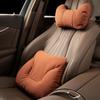 Luxury Suede Comfortable Car Neck Pillows Soft Car Waist Pillow Travel Auto Accessories Car Headrest and Lumbar Support Cushion