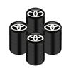 4Pcs/set Alloy Car Tire Valve Stem Air Caps Anti-theft Airtight Cover For Toyota Camry Yaris Hilux Prius Avensis Auris Corolla