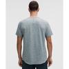 Lululemon License To Train Short Sleeve Shirt Heathered Indochine Blue