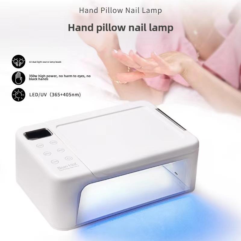 High-Power Nail Art Phototherapy Lamp with Hand Pillow for Quick-Drying Nail Polish
