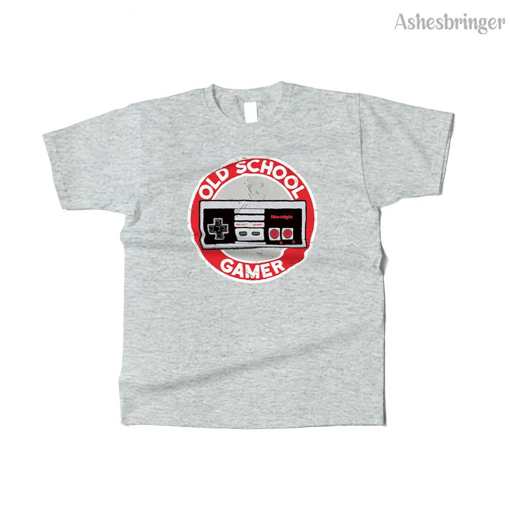 

Mens Cotton Old school gamer 8 bit Graphic Retro T Shirt Street Casual Style Tee for Men and Women 4XL