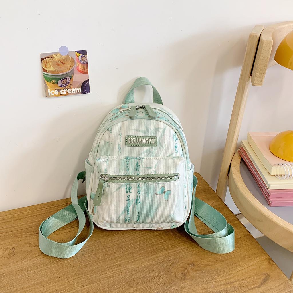 Schoolbag national style literary schoolbag female college students fashion leisure travel butterfly backpack large capacity junior high school