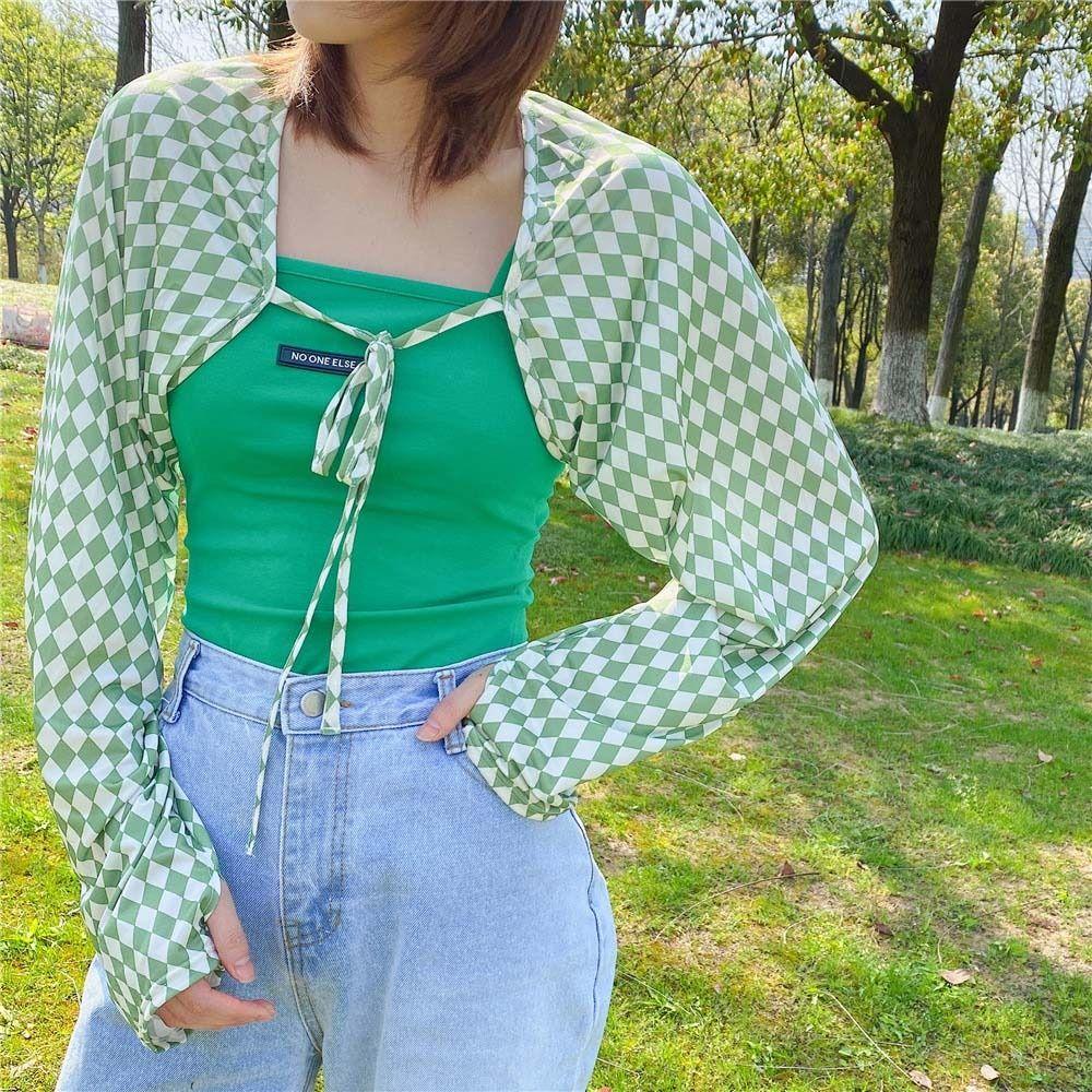 

Long Cuff For Women Riding Wave Point Running Shawls Ice Silk Sleeves Arm Sleeves Sun Protection C