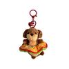 Cute Dachshund Dog Doll Dressed Dog Doll Keychain Fun Trendy Bag Pendant Car Keychain