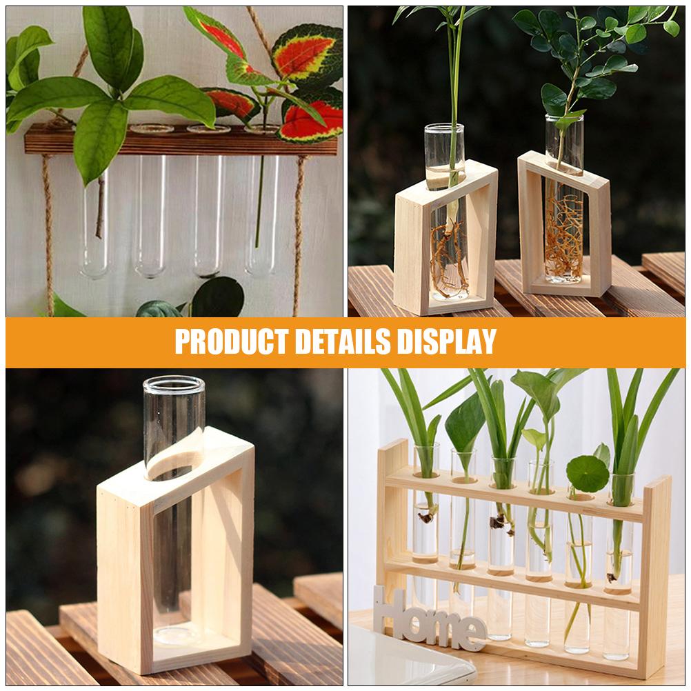 4 Stück Hydroponische Vase Blumenarrangement Pflanzenvermehrungsröhrchen Kleine Vasen Starter Glas Test