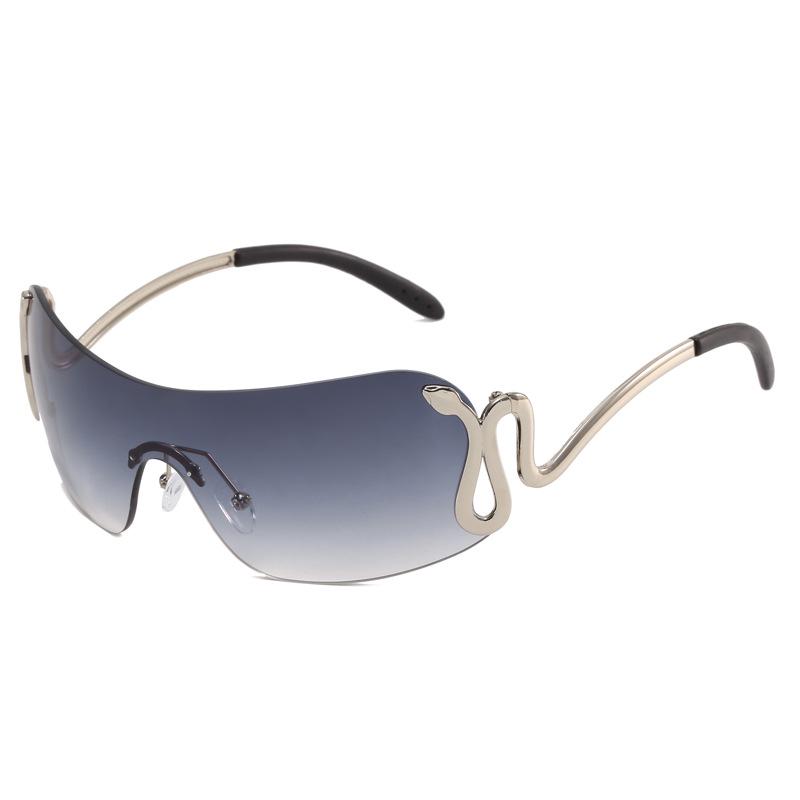 Cross-Border Spirit Snake Sunglasses 2023: Trendy Y2K Millennium European & American Style