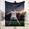 Ronaldo's Number Seven Jersey Blanket Soft & Cozy Suitable for Office Chair Sofa Picnics for All Occasions Digital Print