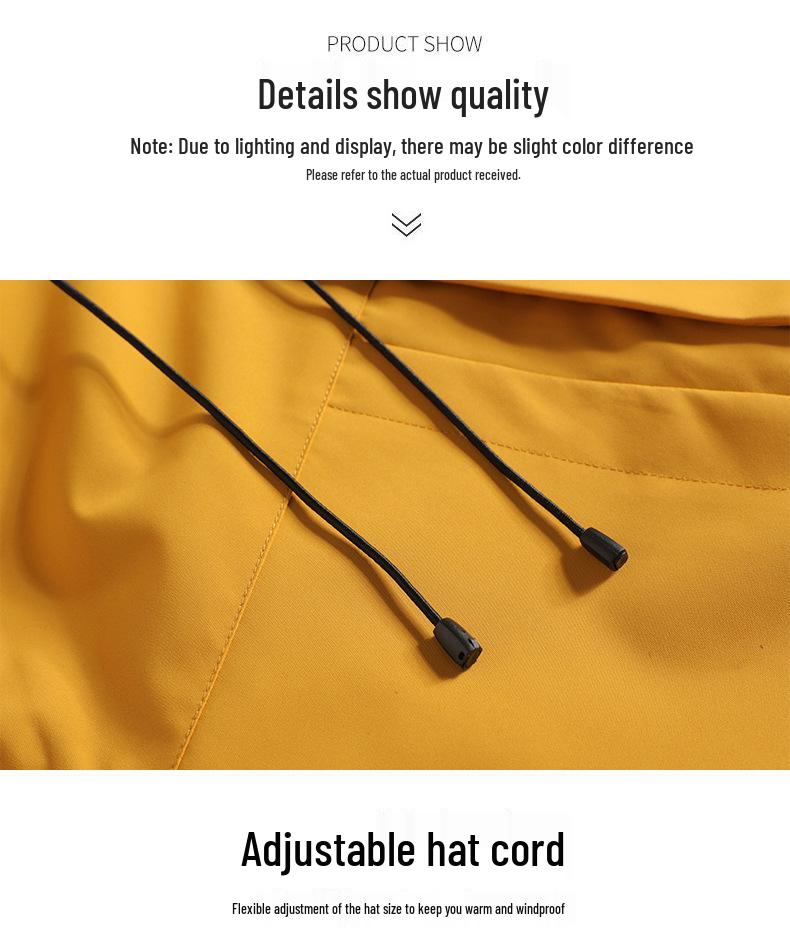Unisex Winter 3-in-1 Shell Jacket Set for Couples - Mountaineering & Outdoor Workwear