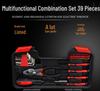39-Piece Household Tool Set: Carbon Steel Repair & Maintenance Kit