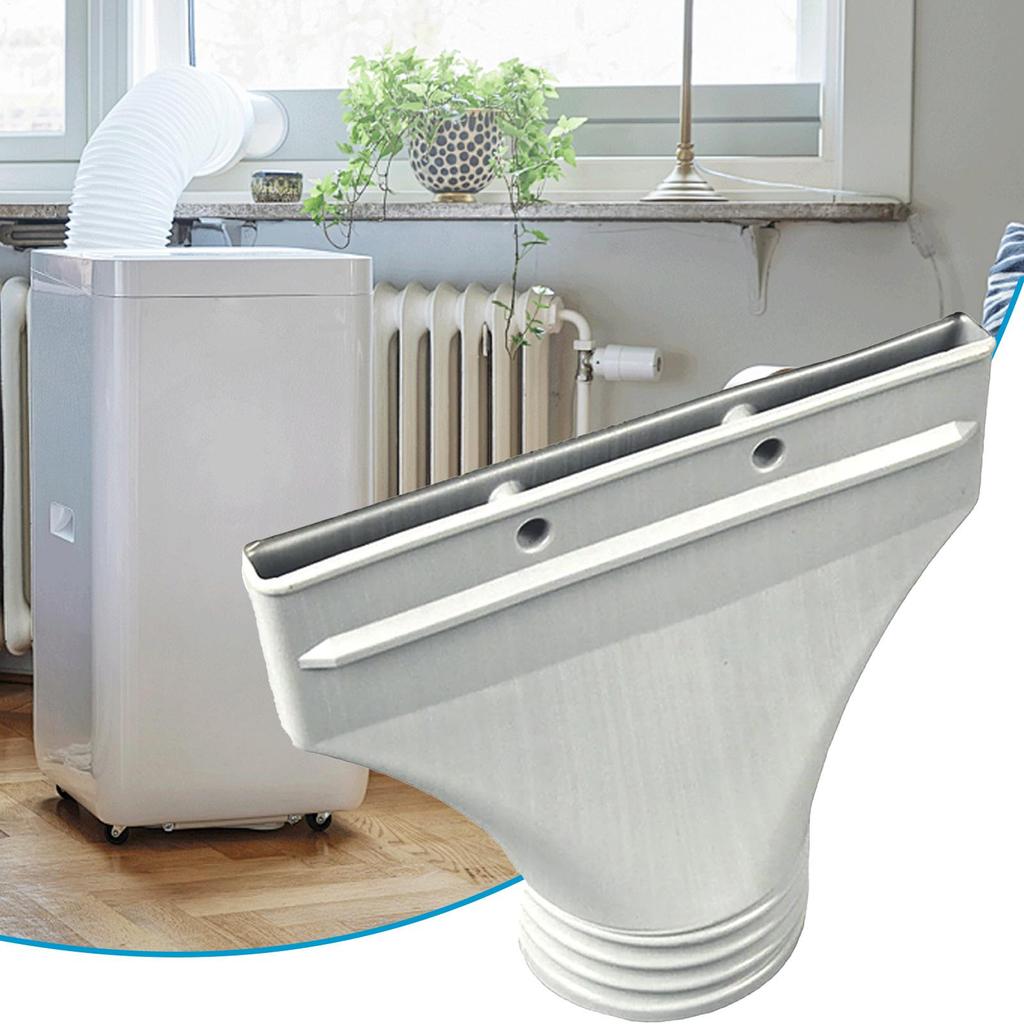 AC Hose Coupler AC Exhaust Hose Connector Tube Vent Kit Seal Connection Duct Flat hose connection adapter for air conditioner
