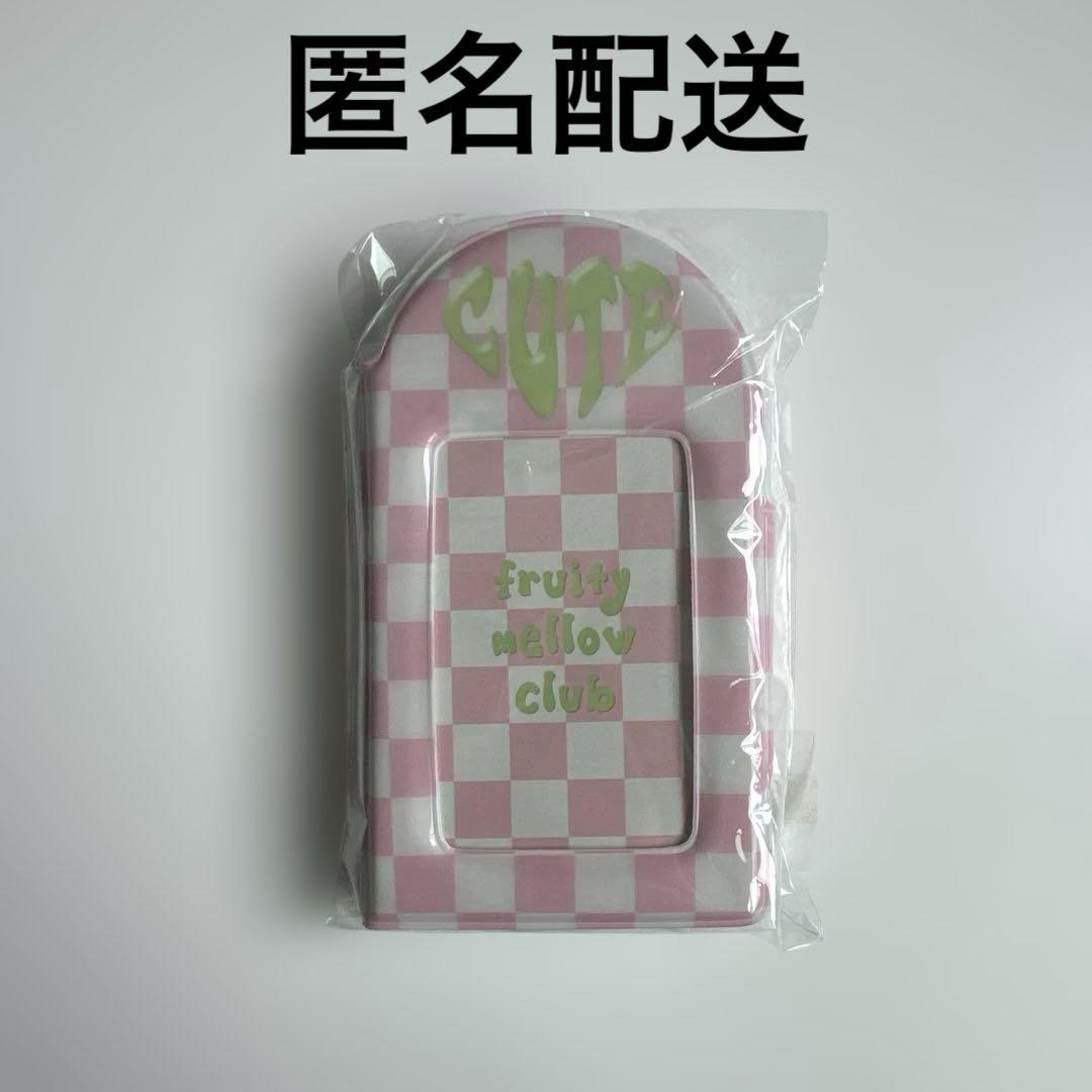 

[USED] fruity mellow club Korean artist trading card holder pink