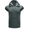 Kapuzen-Tanktop Herren Fitnessbekleidung Bodybuilding Hoodie Weste Workout Singlets Sport Ärmelloses Shirt