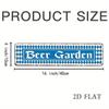 Retro Metal Wall Art for Home Office Beer Bar Decor