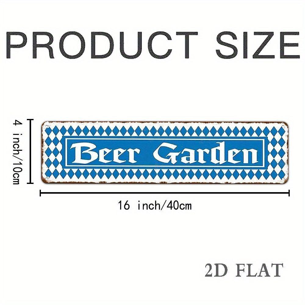 Retro Metal Wall Art for Home Office Beer Bar Decor